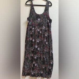 Black Tape Floral Maxi Dress multicolour Sz 2X